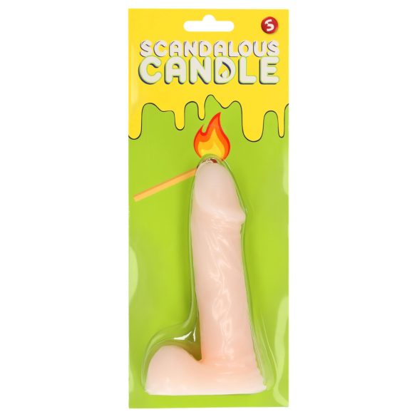 Skandale: Naturlig penislys med kugler (133g)