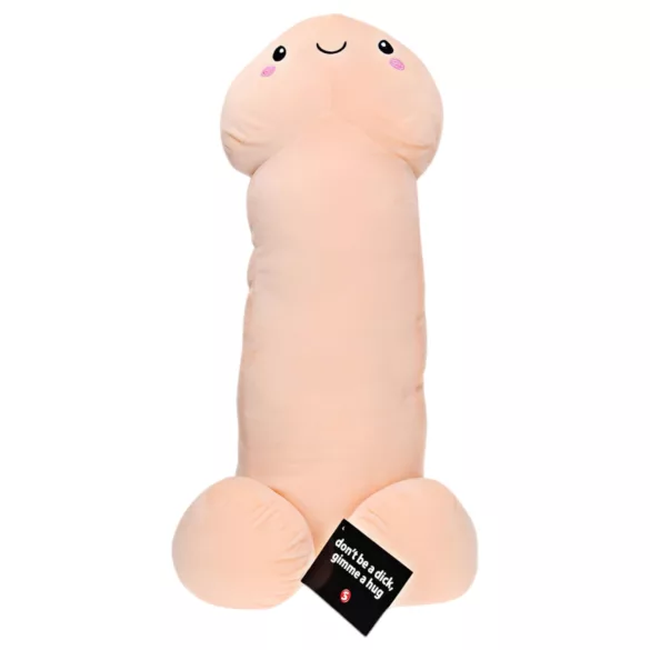 Kæledyrs penispude - plysbamse - 30cm - natur