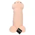 Kæledyrs penispude - plysbamse - 30cm - natur