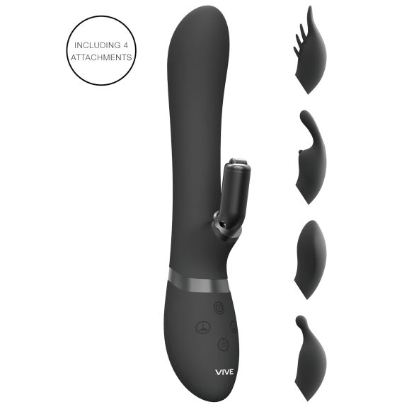 Vive Chou - 4i1 klitorisarm vibrator (sort)