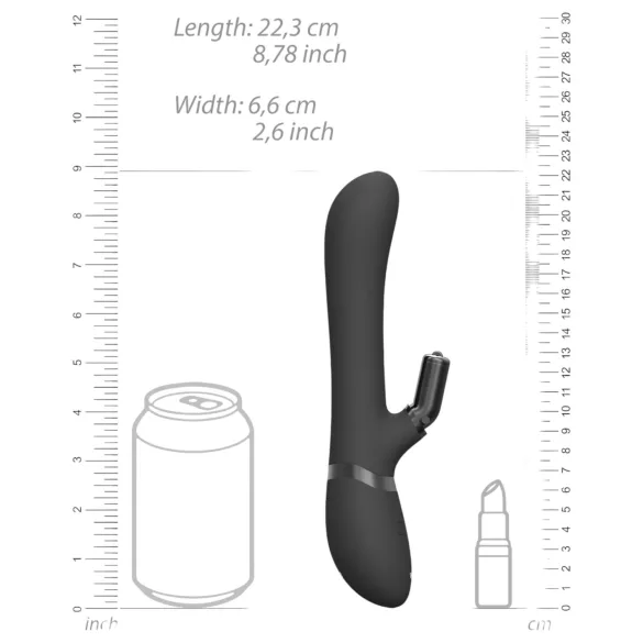 Vive Chou - klitorisvibrator med arm - 4i1 - sort