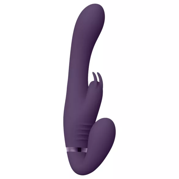 Vive Suki - strap-on vibrator uden rem - lilla