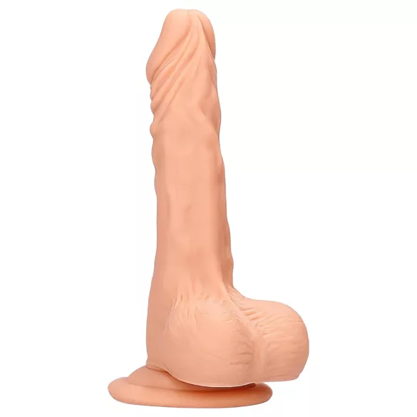 RealRock - dildo med testikler - realistisk - 17cm - natur