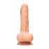 RealRock - dildo med testikler - realistisk - 17cm - natur