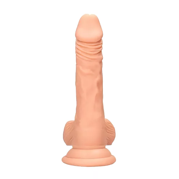 RealRock - dildo med testikler - realistisk - 17cm - natur