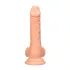RealRock - dildo med testikler - realistisk - 17cm - natur