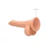 RealRock - dildo med testikler - realistisk - 17cm - natur