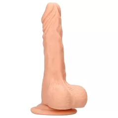 RealRock - dildo med testikler - realistisk - 20cm - natur