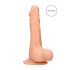 RealRock Dong 8 - livagtig dildo med testikler (20 cm) - natur
