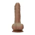 RealRock - dildo med testikler - realistisk - mørk natur - 25cm
