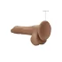 RealRock - dildo med testikler - realistisk - mørk natur - 25cm