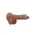 RealRock - dildo med testikler - realistisk - mørk natur - 25cm