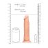 RealRock Dong 8 - naturtro dildo (20 cm) - naturlig