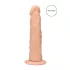 RealRock - dildo med åretegning - realistisk - 25cm - naturfarve