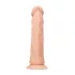 RealRock - dildo med åretegning - realistisk - 25cm - naturfarve