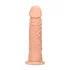 RealRock - dildo med åretegning - realistisk - 25cm - naturfarve