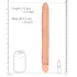 RealRock - dobbelt dildo - 36cm natur