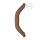 RealRock Dobbelt Dildo 18" - længde 46 cm - mørk natur
