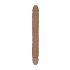 RealRock Dobbelt Dildo 18" - længde 46 cm - mørk natur