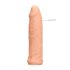 RealRock Penis Sleeve 6 - Naturlig (17cm)