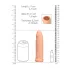 RealRock - penissleeve - 17 cm - natur