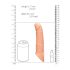 RealRock Penis Sleeve 21cm - Naturlig