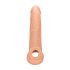 RealRock Penis Sleeve 9 - penismanchet (21,5 cm) - naturlig