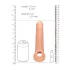 RealRock - penisforlænger - 21,5cm - natur