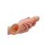 RealRock Penis Sleeve 9 - penismanchet (21,5 cm) - naturlig