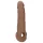 RealRock - penis sleeve - 21,5cm - mørk natur