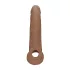 RealRock - penis sleeve - 21,5cm - mørk natur