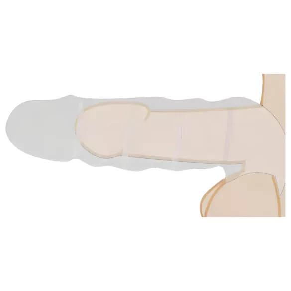 RealRock - penis sleeve - 21,5cm - mørk natur