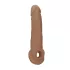 RealRock - penis sleeve - 21,5cm - mørk natur
