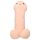 Kæmpe kramme-penis bamse - 100cm (natur)