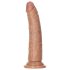 RealRock Slim - realistisk dildo 15,5 cm (mørk naturfarve)