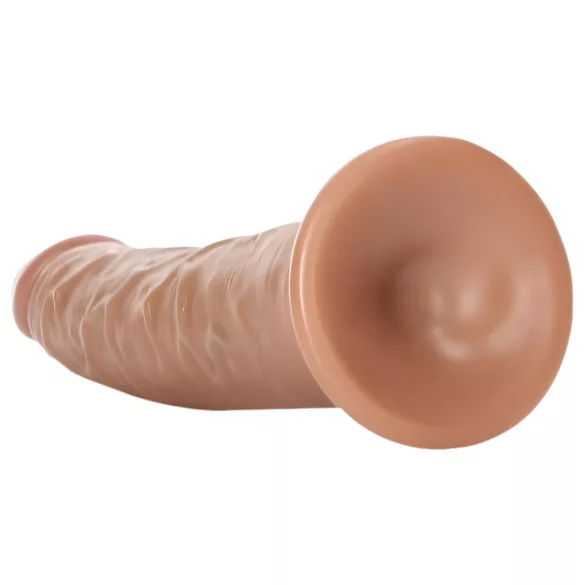 RealRock - realistisk dildo - slank - 15,5cm - mørk natur