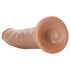 RealRock Slim - realistisk dildo 15,5 cm (mørk naturfarve)