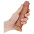 RealRock - realistisk dildo - 15,5 cm (mørk natur)