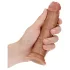 RealRock - realistisk dildo - 15,5cm - mørk natur