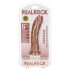 RealRock - realistisk dildo - 15,5 cm (mørk natur)