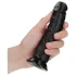 RealRock - realistisk dildo med sugekop - 15,5cm - sort