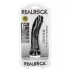 RealRock - realistisk dildo med sugekop - 15,5cm - sort