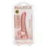 RealRock - realistisk dildo med sugekop - 15,5 cm (natur)