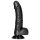 RealRock - realistisk dildo med sugekop - 15,5 cm (sort)