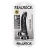 RealRock - realistisk dildo med sugekop - 15,5 cm (sort)