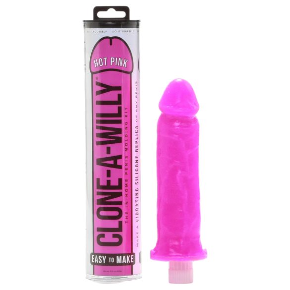 Clone-a-Willy - Peniskopi-sæt med vibrator (pink)