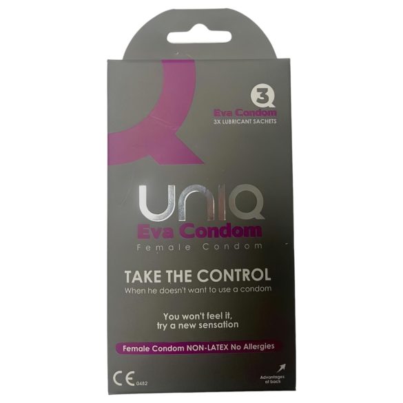 Uniq Eva - latexfri damekondom (3 stk)