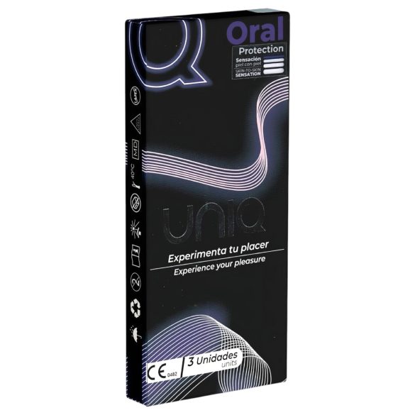 Uniq - latexfri oralt kondom (3 stk)