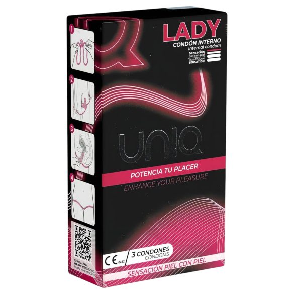 Uniq Lady - Kvinde Kondomer (3 stk)