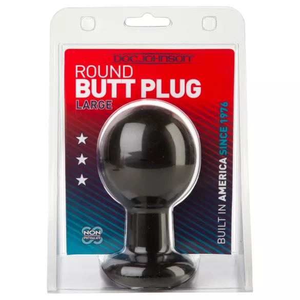 Doc Johnson The Classic - rund anal plug (sort) - L